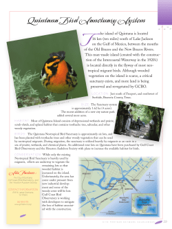 Quintana Bird Sanctuary System