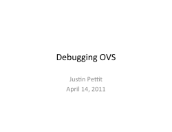 Debugging OVS - Open vSwitch
