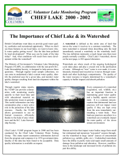 Chief Lake - Province of British Columbia