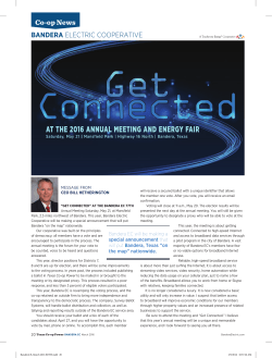BANDERA ELECTRIC COOPERATIVE Co