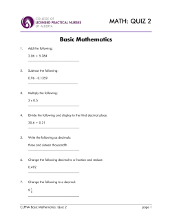 Quiz 2 - Study with CLPNA