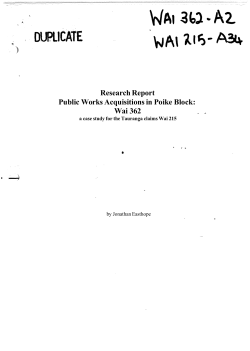 Public Works Acquisitions in Poike Block