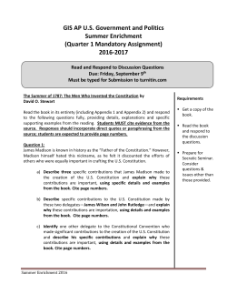 AP Government and Politics