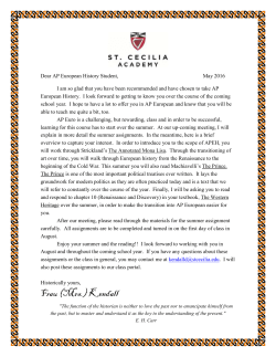 Frau (Mrs.) Kendall - St. Cecilia Academy