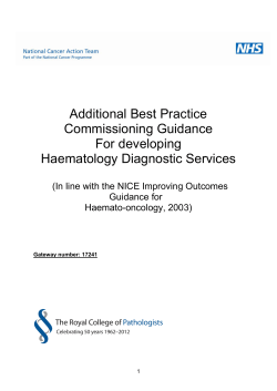 Additional Best Practice Commissioning Guidance For developing