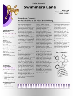 Swimmers Lane - Katy Aquatics