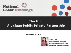 NLx: A Unique Public-Private Partnership