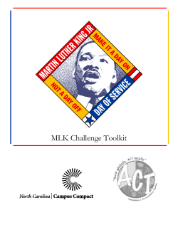 MLK Challenge Toolkit