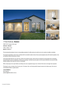 1 Foot Avenue, Seaton