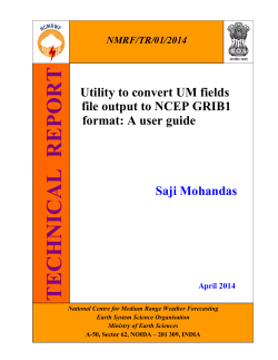 Utility to convert UM fields file output to NCEP GRIB1