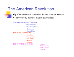 2- American Revolution