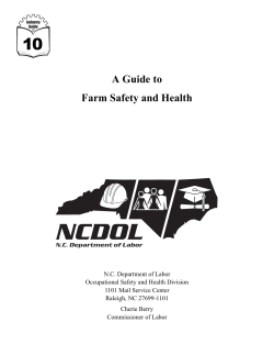 A Guide to Farm Safety and Health - UNC-TV