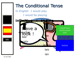 The Conditional Tense