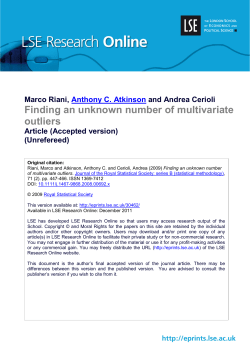 Finding an unknown number of multivariate outliers