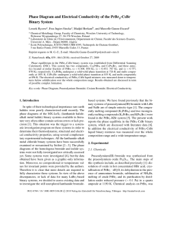 CsBr Binary System - Verlag der Zeitschrift für Naturforschung