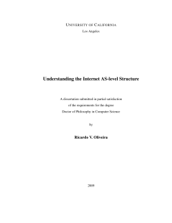 Understanding the Internet AS-level Structure