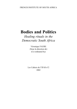 Bodies and Politics - Hal-SHS
