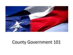 County Government 101