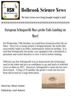 Holbrook Science News