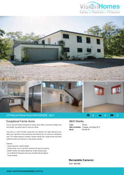 479 Mount Petrie Road MACKENZIE, QLD Exceptional Family
