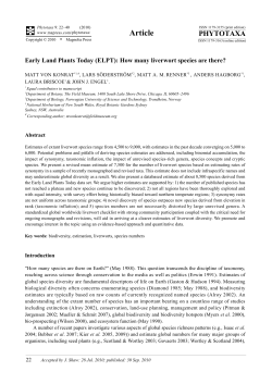 (ELPT): How many liverwort species are there?
