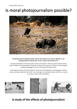 Is moral photojournalism possible?