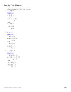 Practice Test - Chapter 4 - Waukee Community School District Blogs