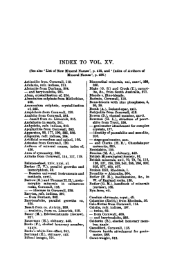 index to vol. xv.