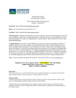 ENG 1220 JY02 J17SP Rhetorical Expression