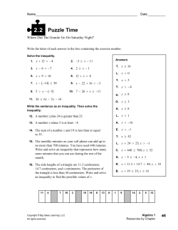 2.2 Puzzle Time - dublin.k12.ca.us