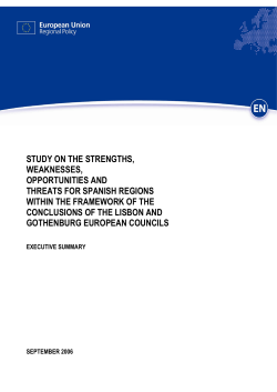 study on the strengths, weaknesses, opportunities and threats for