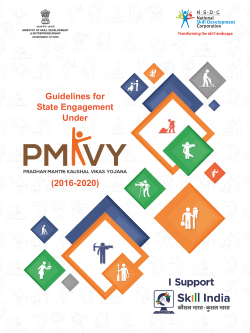 Guidelines for State Engagement under PMKVY