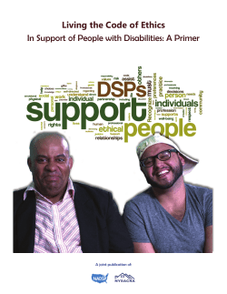 Code of Ethics Manual - Regional Centers for Workforce