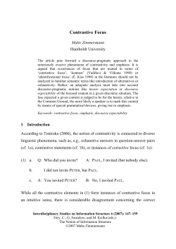The notions of information structure - publish.UP