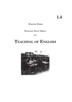 teaching of english