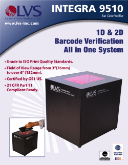 integra 9510 - Label Vision Systems, Inc
