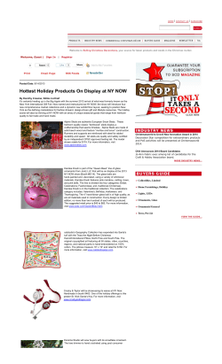 Hottest Holiday Products On Display at NY NOW