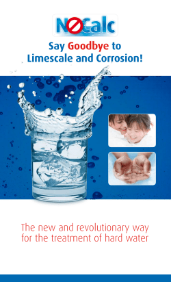 Say Goodbye to Limescale and Corrosion!