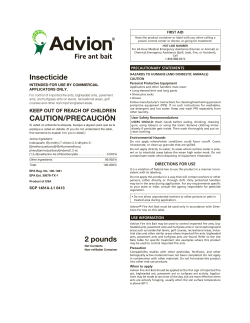 Insecticide CAUTION/PRECAUCI&Oacute;N 2 pounds