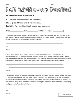 The format for writing a hypothesis is&hellip; IF&hellip;. (describe what you will