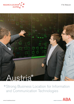 Information and Communication Technologies in Austria