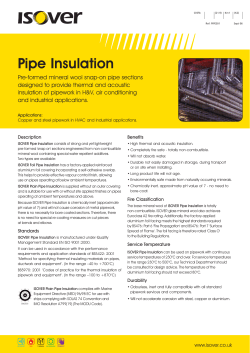 Pipe Insulation (Page 1)