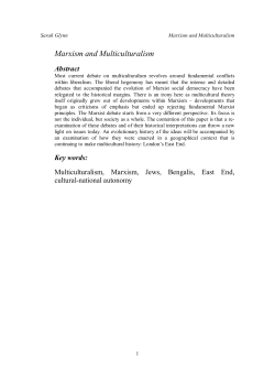 Marxism and Multiculturalism