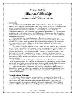 Concept Analysis Sense and Sensibility