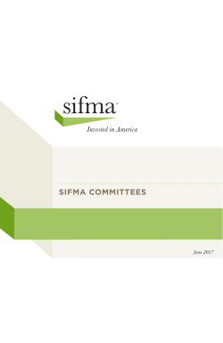 SIFMA COMMITTEES
