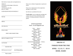 sircna 27 forged from the fire april 15,16,17, 2016 boise, idaho
