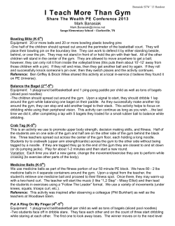 I Teach More Than Gym - Share the Wealth PE Conference