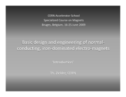 conducting, iron-dominated electro-magnets