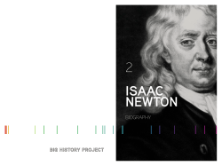 2 isaac newton - Big History Project
