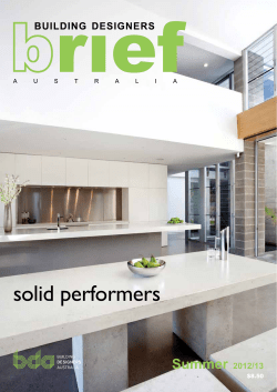 solid performers - Building Designers Australia